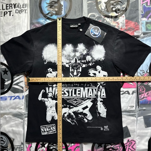 Hellstar X WWE Wrestlemania T-Shirt 'Black' - Picture 2 of 6